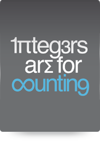 integers  logo by a.adler